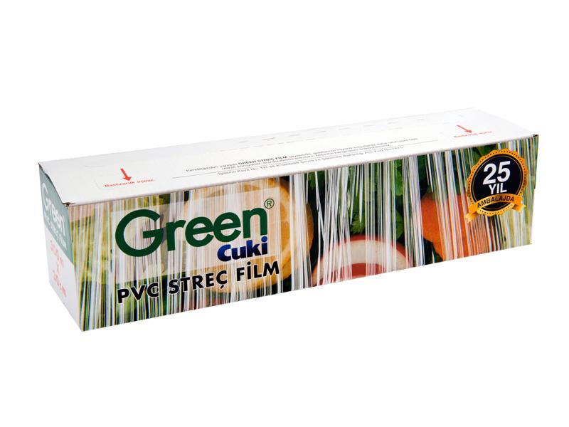 30 cm 300m green kutulu strec film